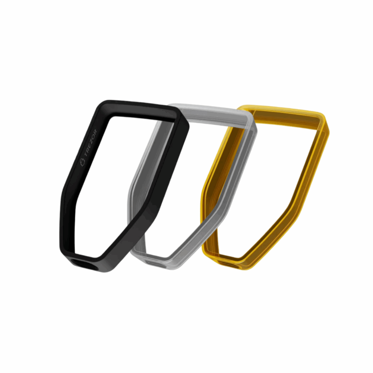 Bumper Protective Case for Trezor Safe 3/5 - Black/Clear/Orange - WITS  CyberSecurity