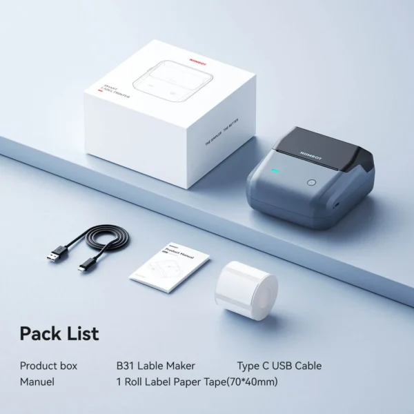 niimbot b31 package contents image