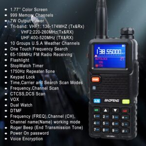 baofeng uv5rh spec sheet