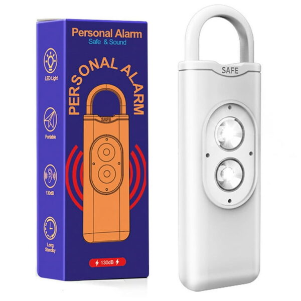 thumbnail image 2 of Birdie Personal Alarm Black Safesound Personal Alarm Keychain Mini Key Chain With Led Light 130 Db Loud Pull Ring Key Chain Wallet For Lanyard 2 of 11