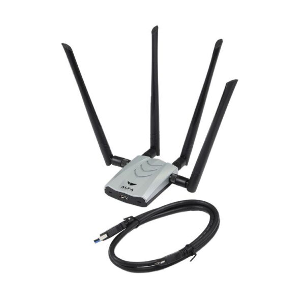 [Used] ALFA AWUS1900 WiFi Adapter 2.4GHz/5GHz 802.11b/g/n/ac