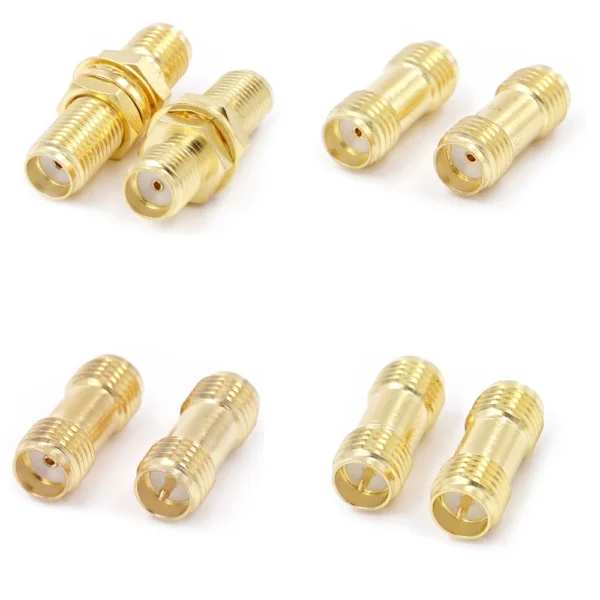 Gold-Plated SMA / RP-SMA RF Connectors Adapters