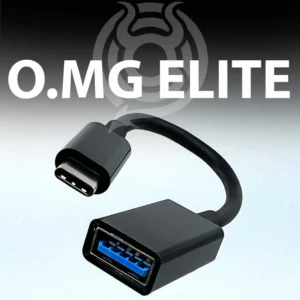 O.MG Adapter (ELITE) C to A - Black