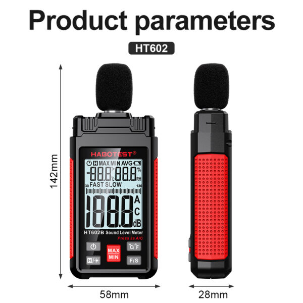 Habotest Sound level Meter HT602A - Image 2