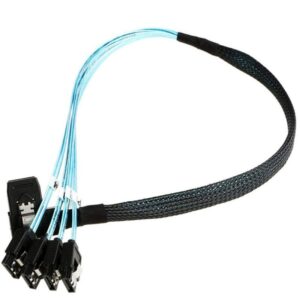 SFF-8087 To 4x SATA Breakout Cable 0.5m