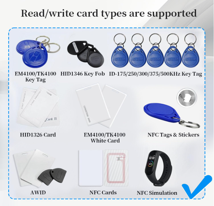 X7P RFID NFC Reader Writer Copier Duplicator Device - Image 3